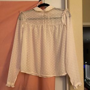 H&M Peter Pan Collar Blouse